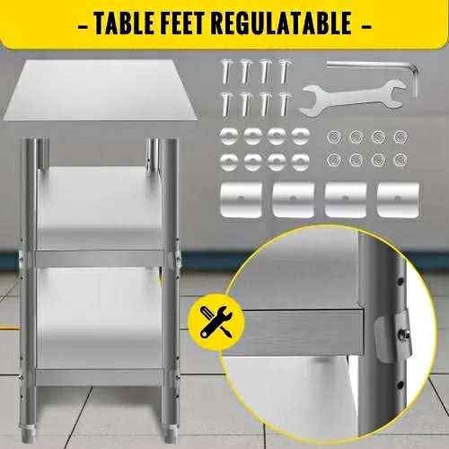 VEVOR Outdoor Food Prep Table