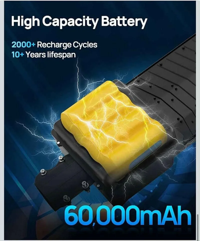 Eontim Solar Street Light, 65000 Lumens image indicator(6)