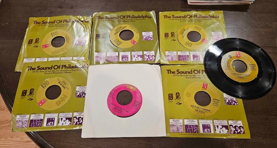 7 O'Jays 45 RPM 7 inch Vinyl Philadelphia International Records - photo 2