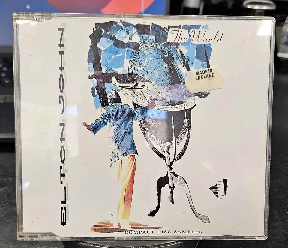 Rare Elton John Promo CD The World EJCD 89 1989 Compilation
