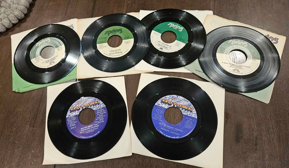 Jacksons Records Jermaine and Millie Jackson Motown 45 RPM
