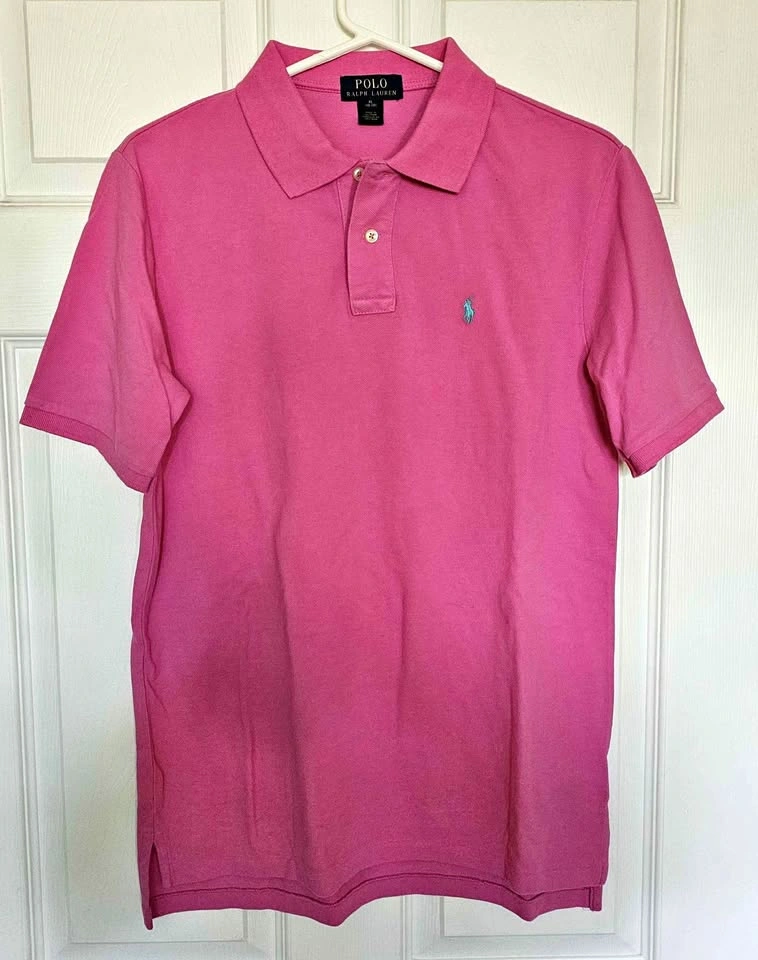 Brand New Polo Ralph Lauren Pink Polo Shirt - Youth XL