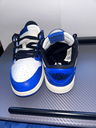 Jordan Air Jordan 1 Low Youth Blue/White/Black Sneakers US 3Y