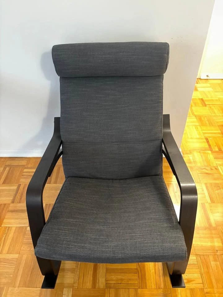 IKEA POÄNG Rocking Chair & Matching Footstool - photo 4