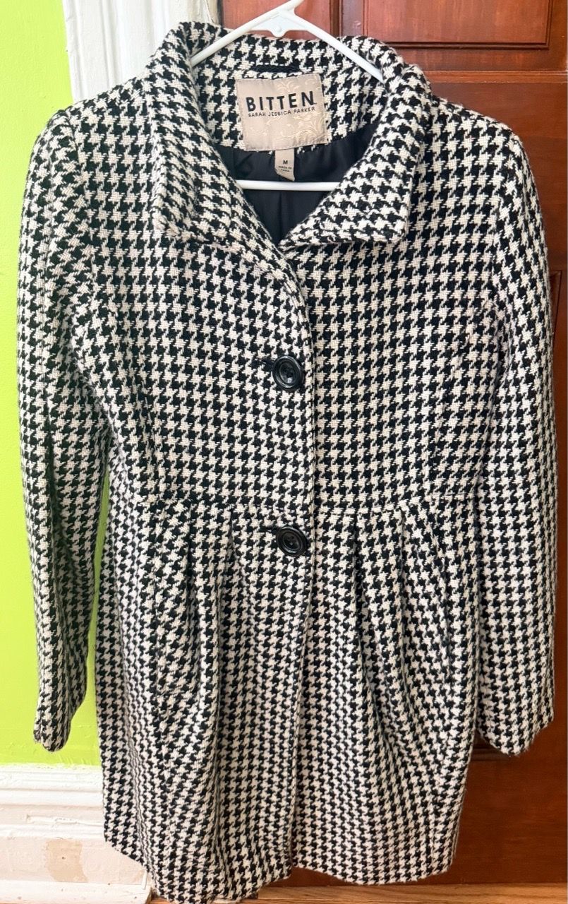 Bitten by Sarah Jessica Parker Houndstooth Coat