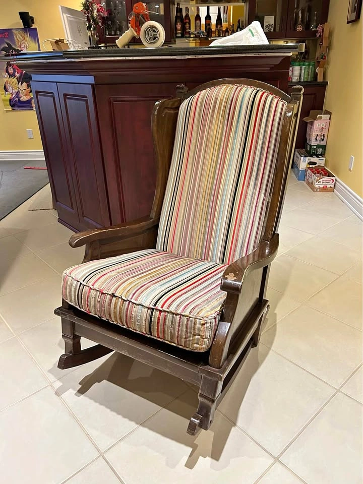 Vintage Solid Wood Rocking Chair - Bassett Furniture Industries