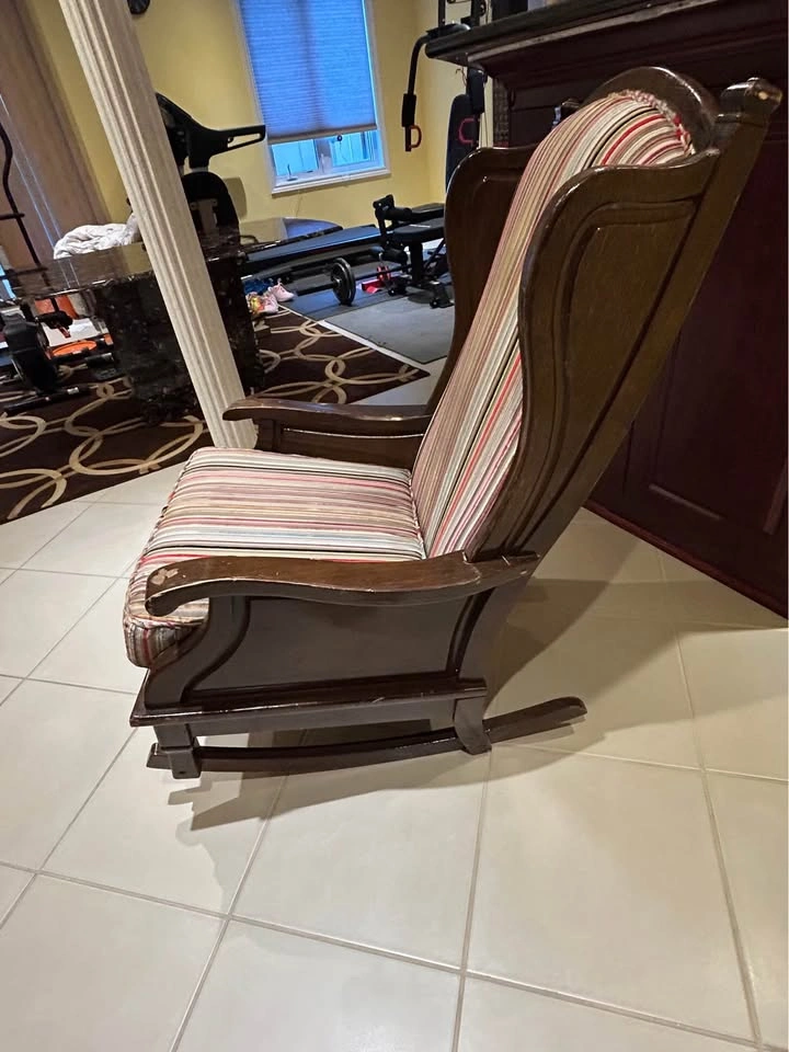 Vintage Solid Wood Rocking Chair - Bassett Furniture Industries - photo 2
