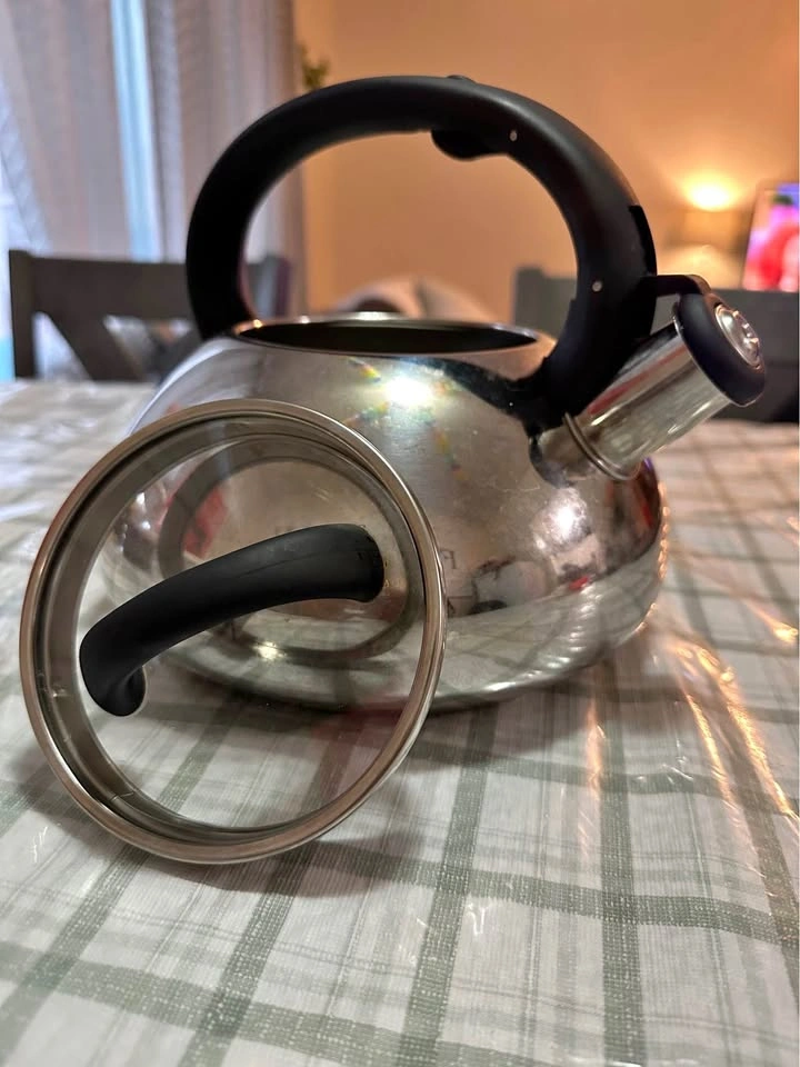 Brandani Stainless Steel Whistling Tea Kettle