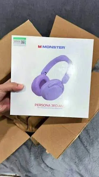 Monster Persona 3rd Headphones - Pink thumbnail