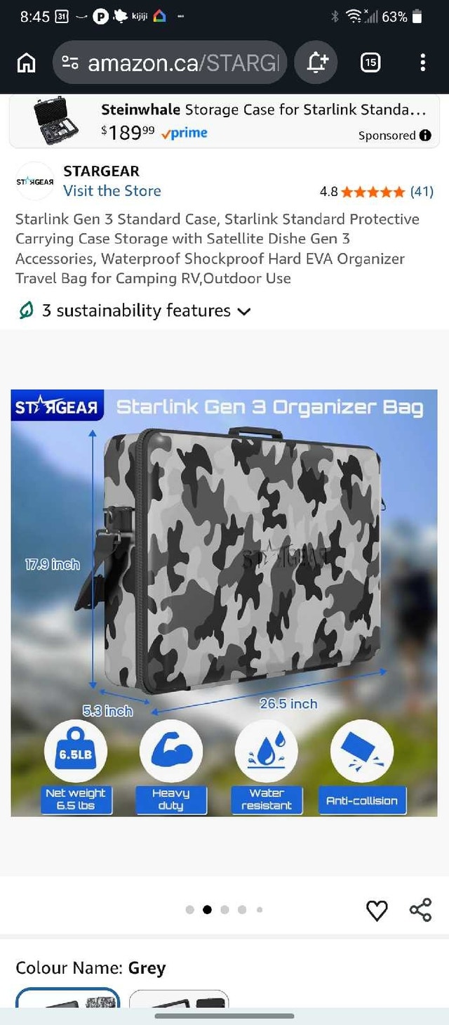 STARGEAR Starlink Gen 3 Standard Case - photo 3