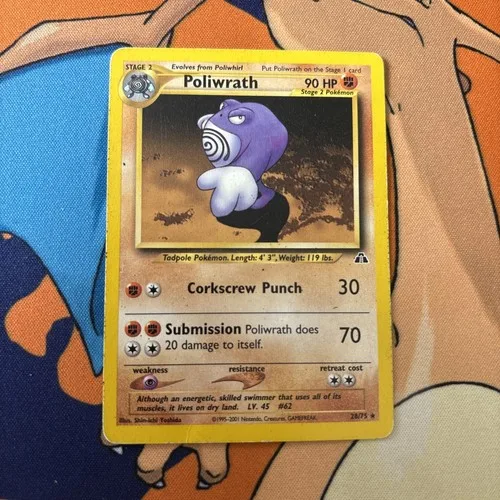 1995-2001 Poliwrath 28/75 Neo Discovery Regular MP