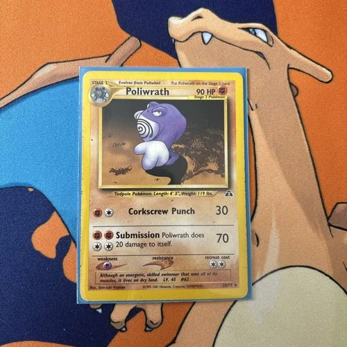 1995-2001 Poliwrath 28/75 Neo Discovery Regular MP - photo 3
