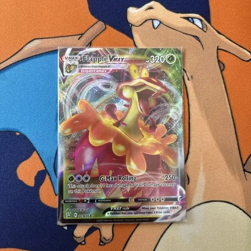2021 Flapple VMAX 019/163 SWSH05: Battle Styles Ultra Rare - photo 3
