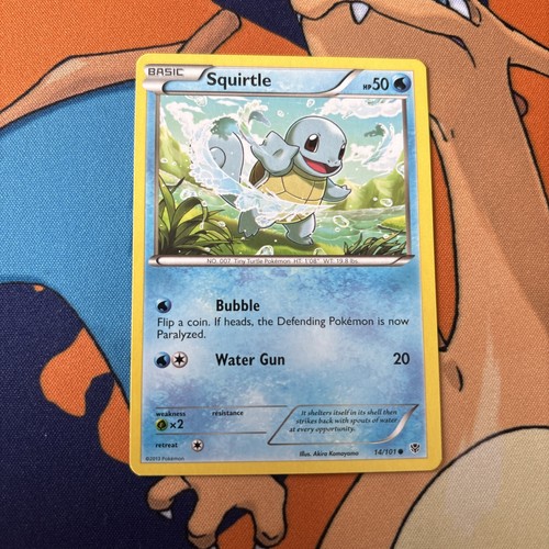 2013 Squirtle 14/101 Plasma Blast Regular NM