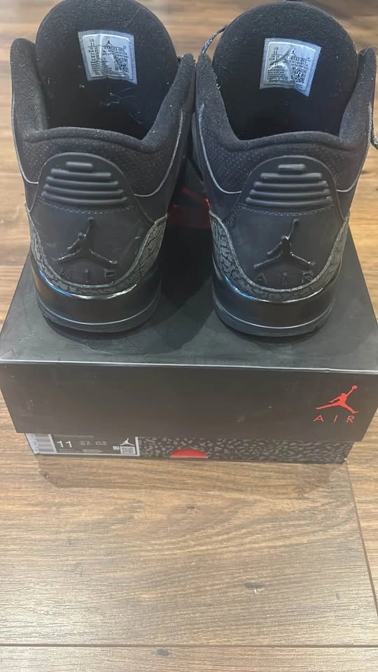 Jordan 3 Retro Black Cat Size 11 - photo 3