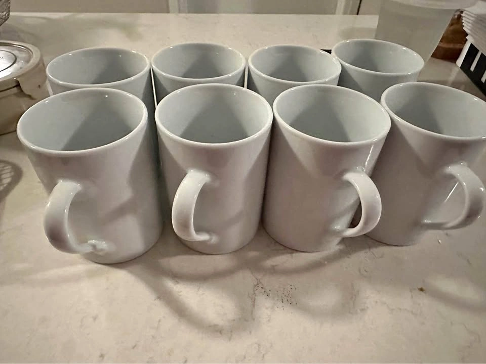 Moving sale: 8-piece tea or coffee cup set