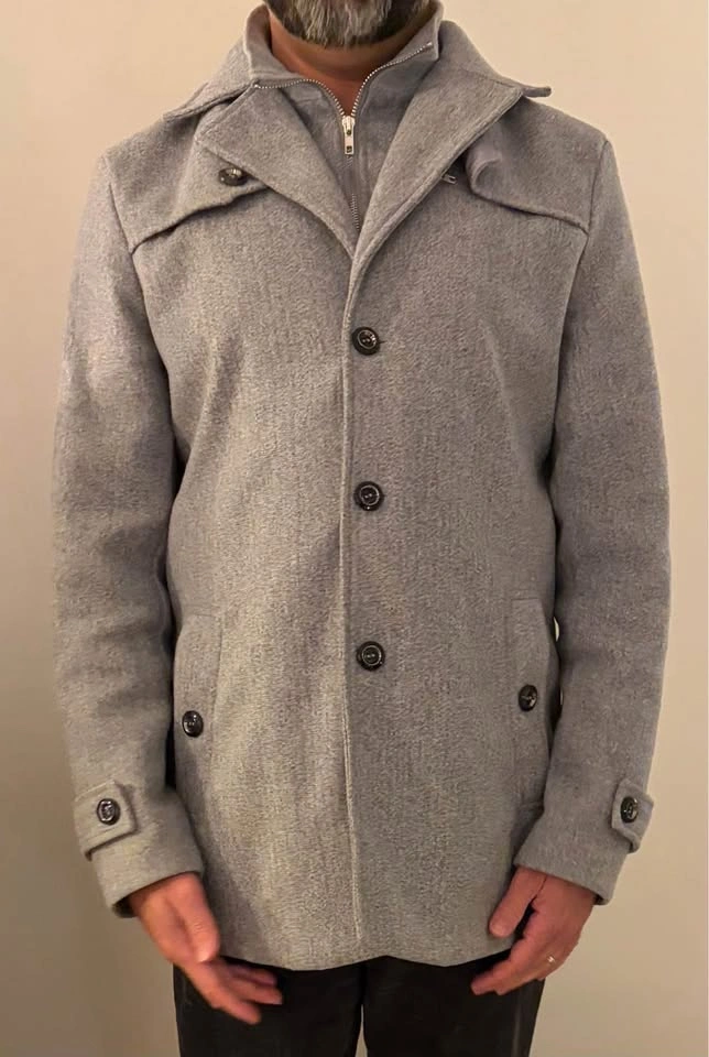 Grey Winter Dress Coat - photo 2