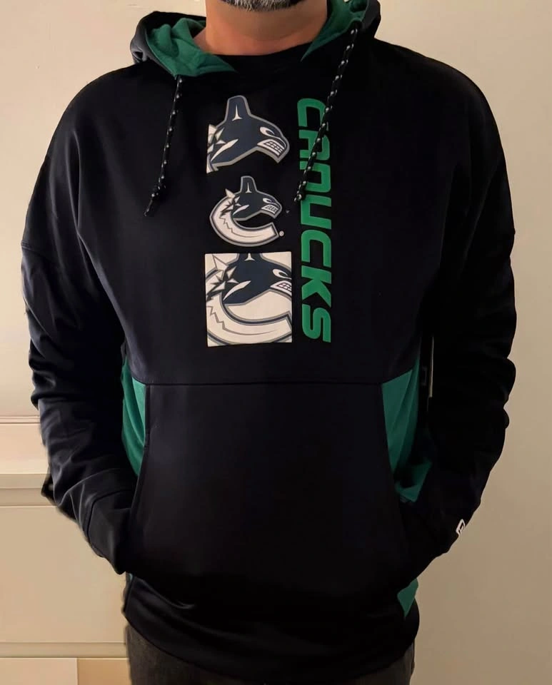 Rarity!!! Brand new TAG ON Medium New Era Canucks Hoodie - photo 2
