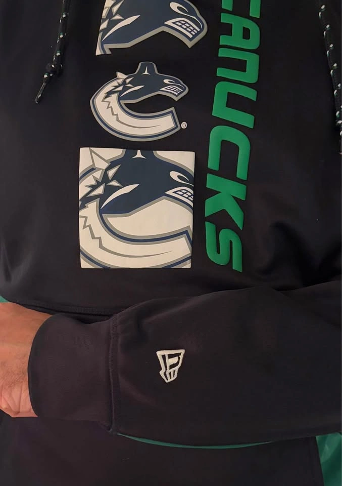 Rarity!!! Brand new TAG ON Medium New Era Canucks Hoodie - photo 4