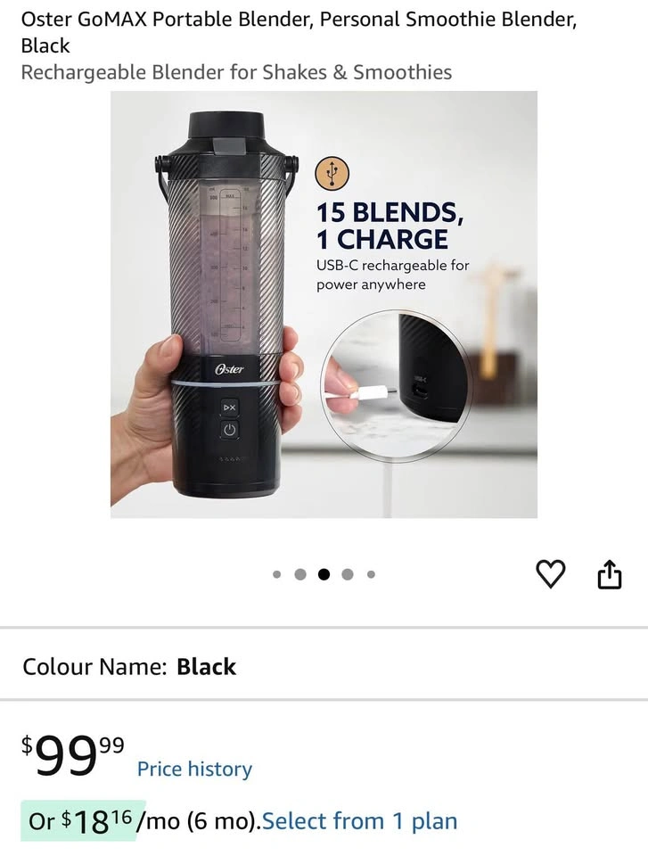 Oster Portable Personal Blender- New - photo 3