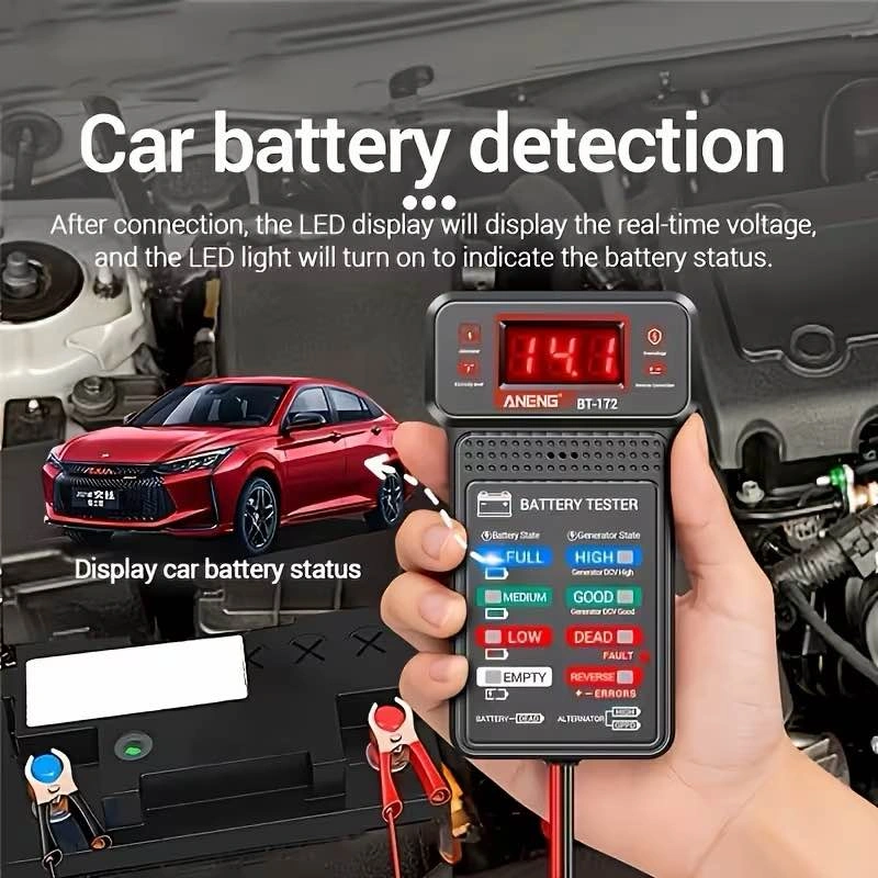 12V Battery Tester with LED Display - photo 4