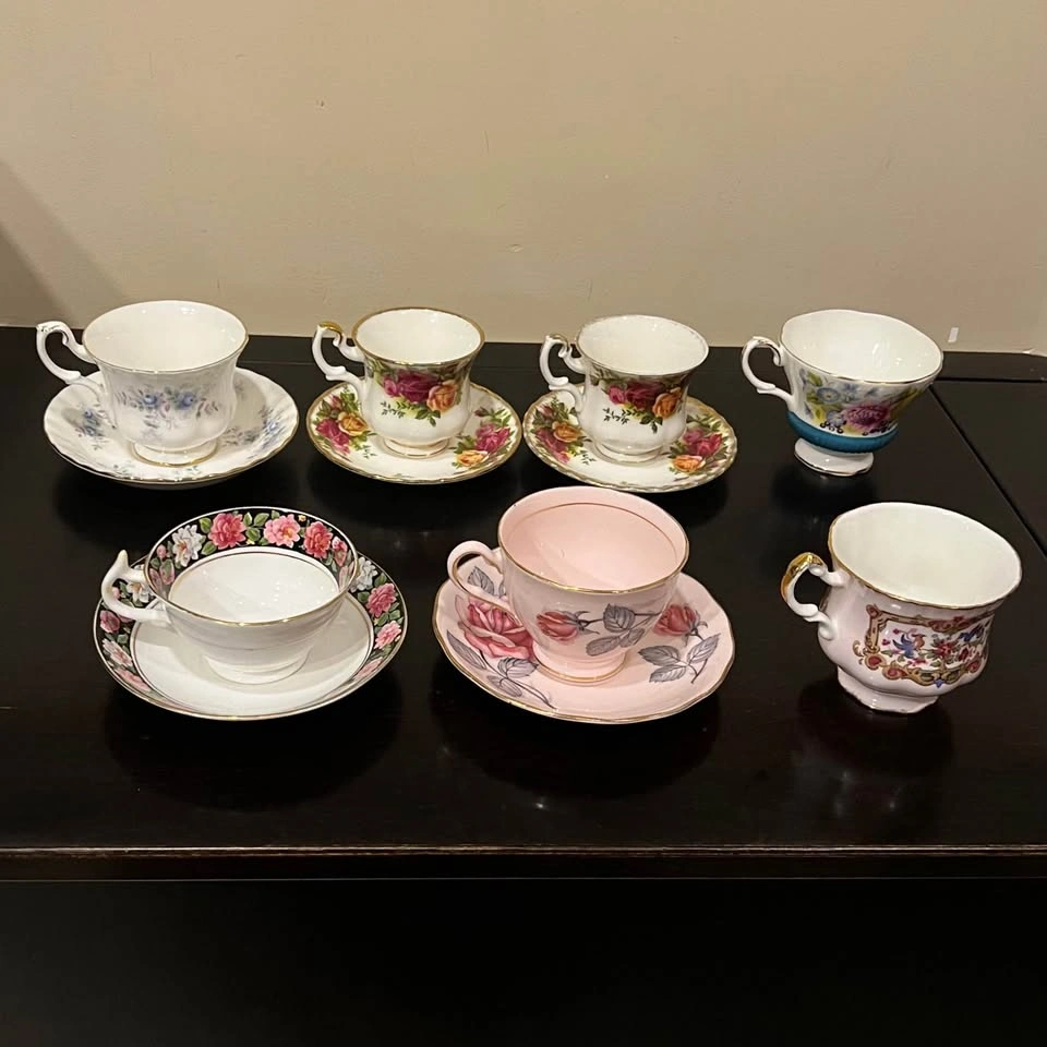 England Tea Cup & Saucer Royal Albert, Colclough, Paragon - photo 2
