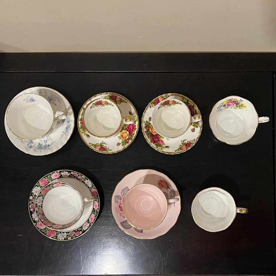 England Tea Cup & Saucer Royal Albert, Colclough, Paragon - photo 3