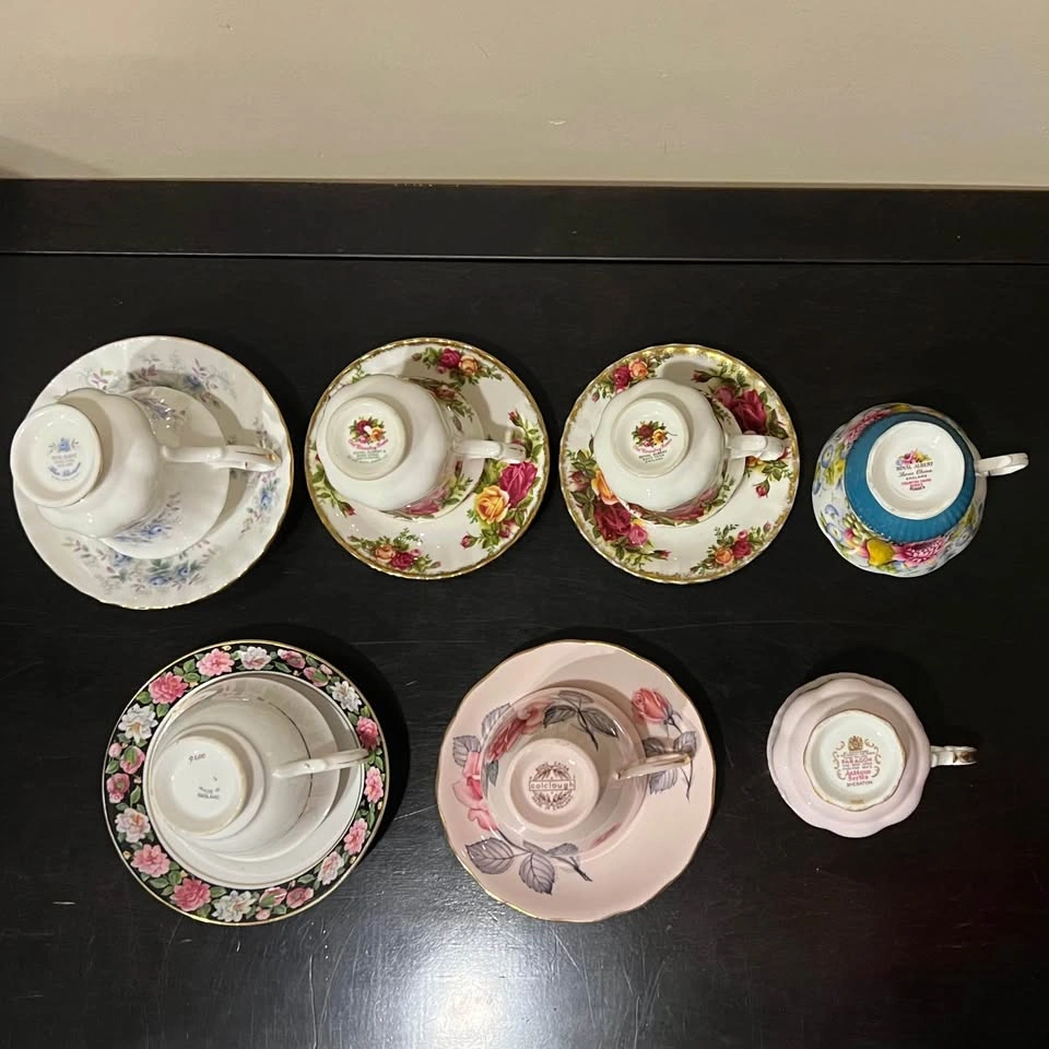 England Tea Cup & Saucer Royal Albert, Colclough, Paragon - photo 4