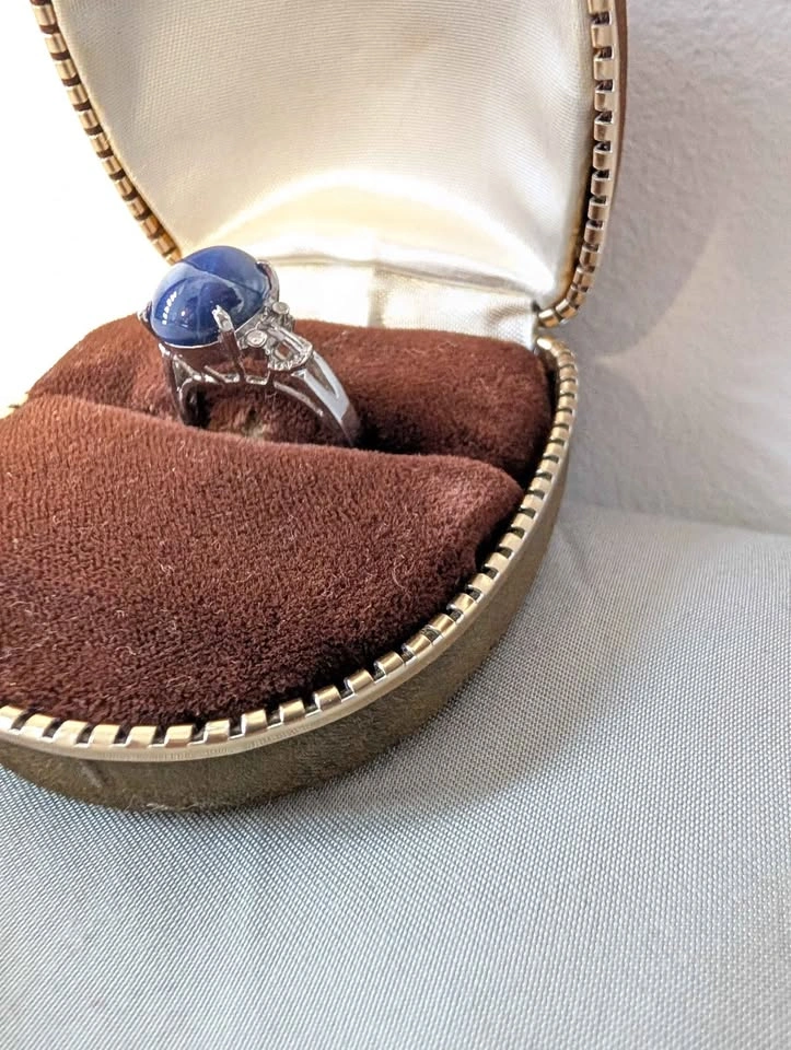 Vintage Blue Star Sapphire Ring - photo 2