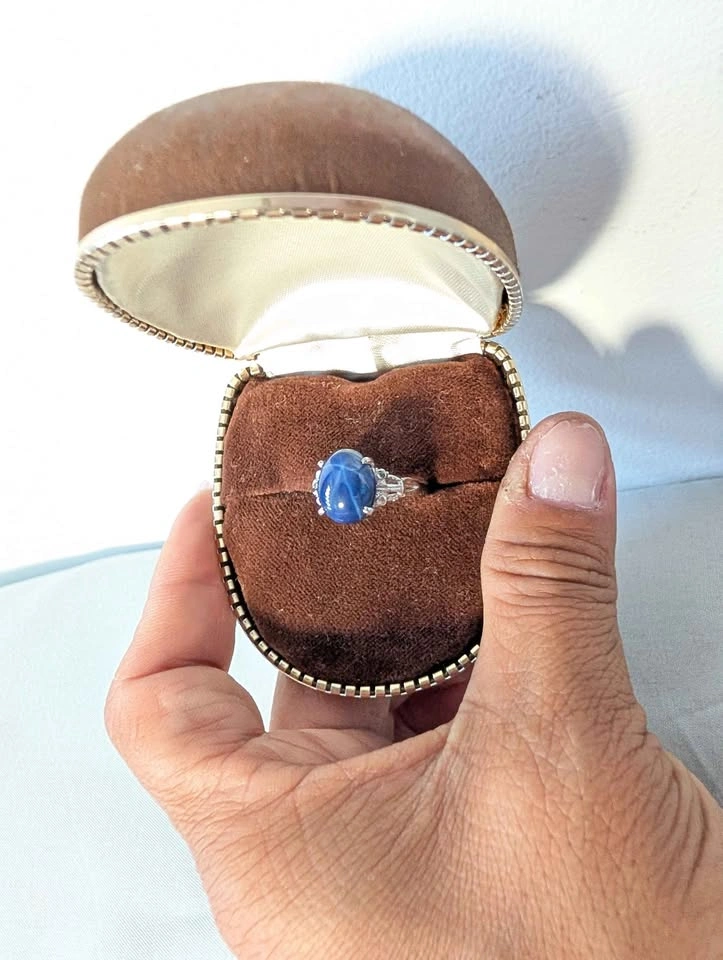 Vintage Blue Star Sapphire Ring - photo 4