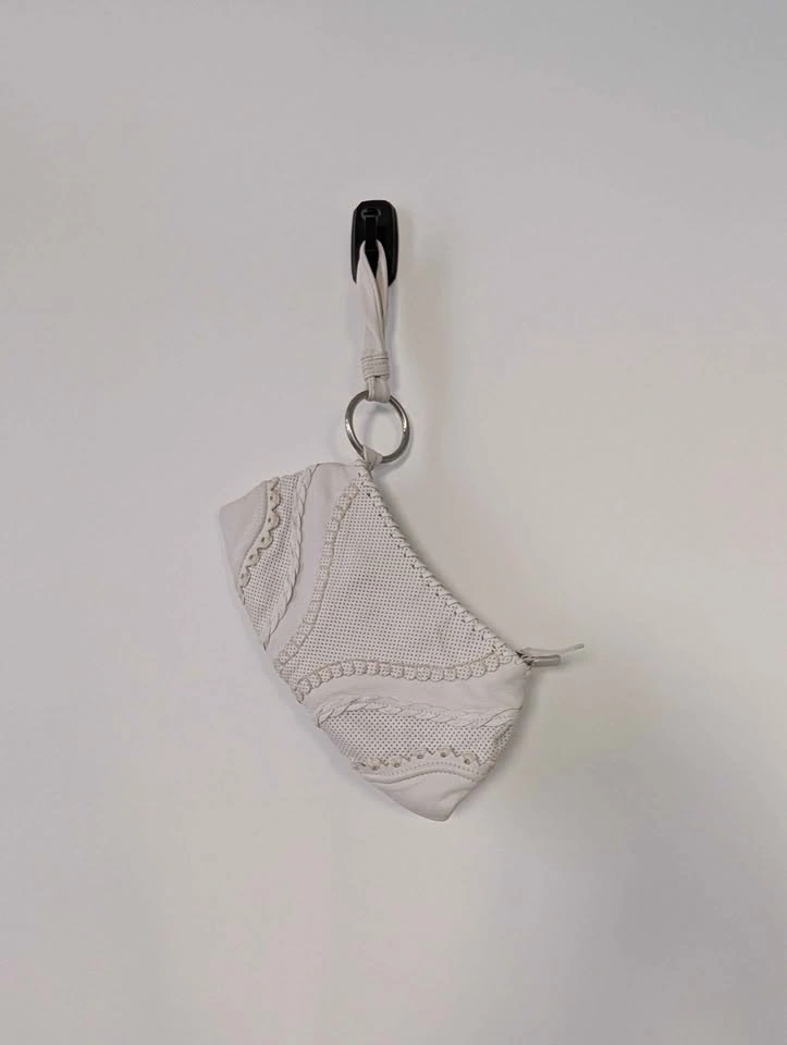 Via Spiga White Leather Wristlet Bag - photo 5