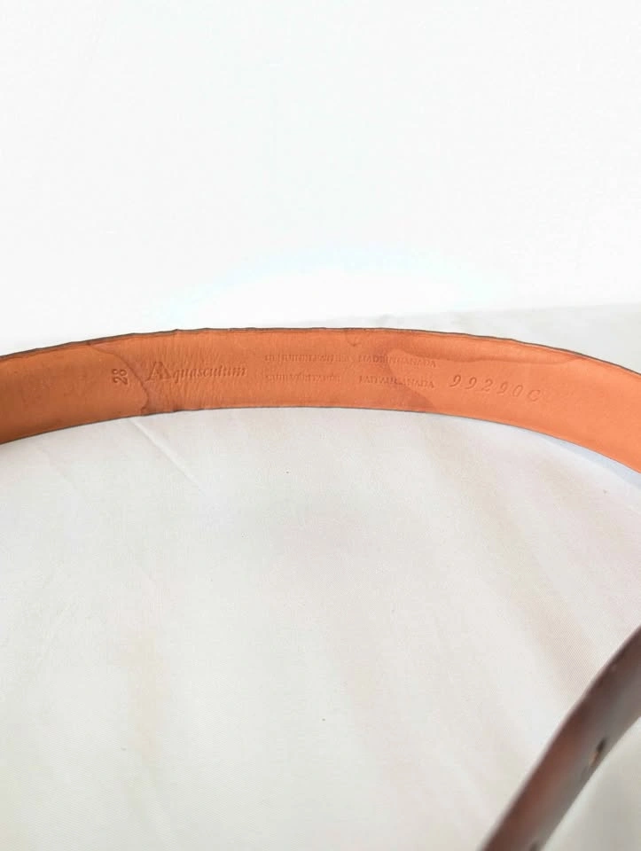 Aquascutum Leather Belt - photo 3