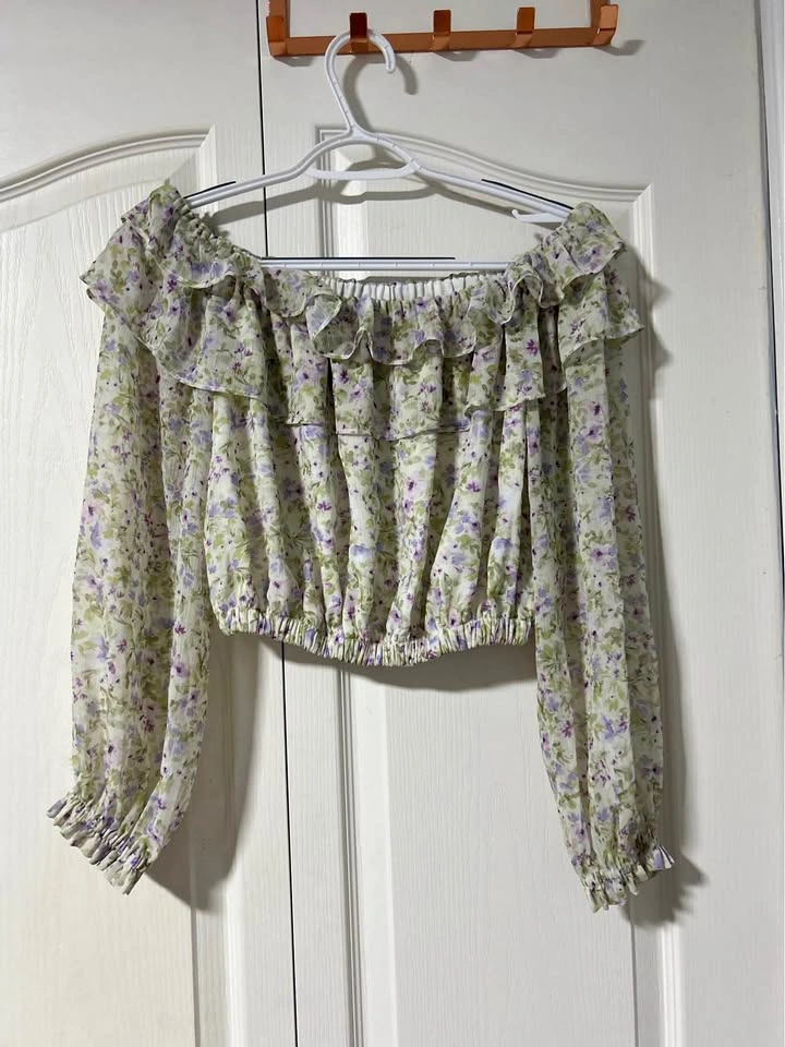 Ever New Floral Off-the-Shoulder Top