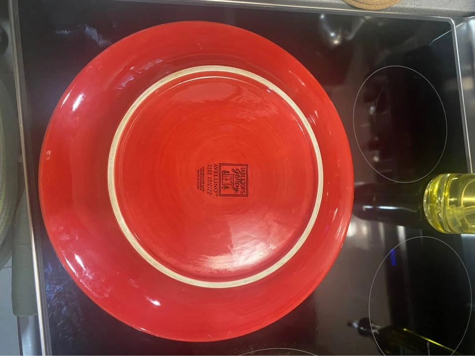 Tabletops Gallery Avellino Red Dinner Plates - photo 2