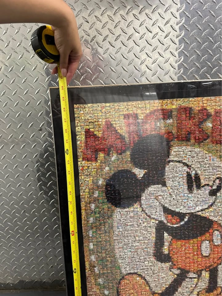 Framed Mickey Mouse Photomosaic Puzzle - photo 3