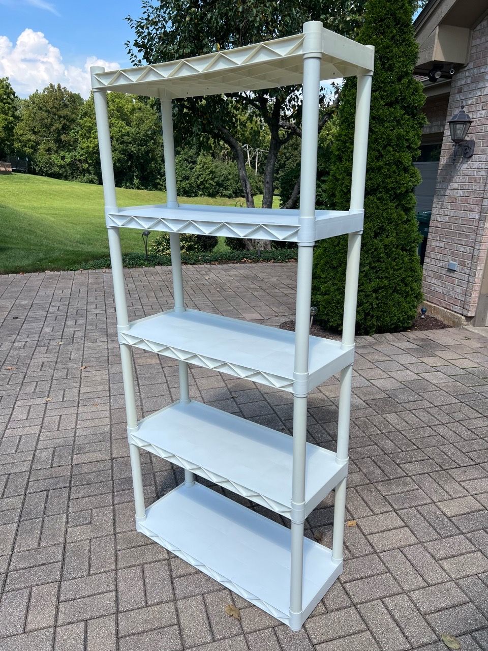 PLANO 5 SHELF DURABLE PLASTIC STORAGE UNIT