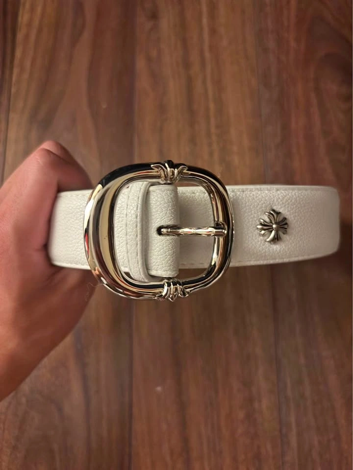Chrome hearts White belt