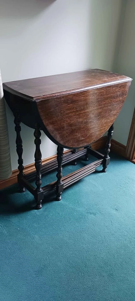 Antique Oak Gateleg Drop-leaf Table - photo 2