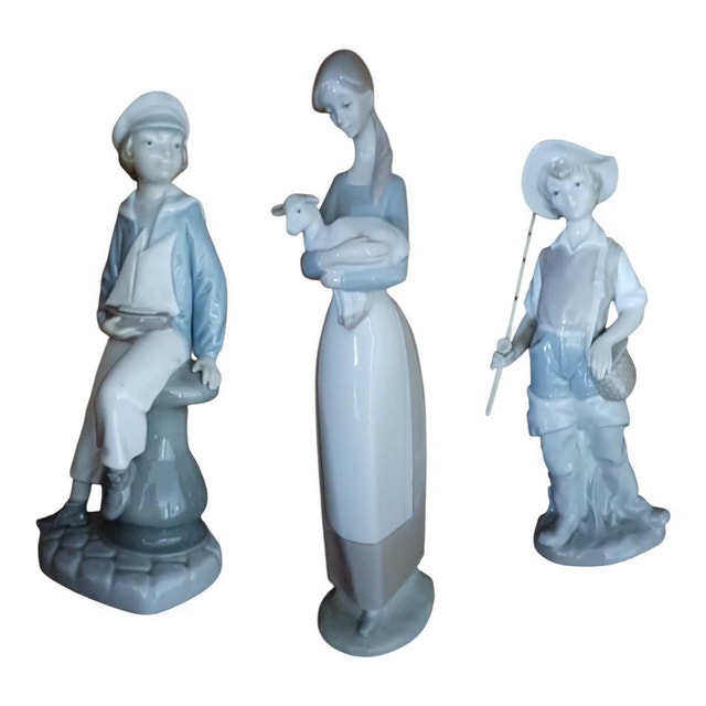 Lladro Porcelain Figurines Set