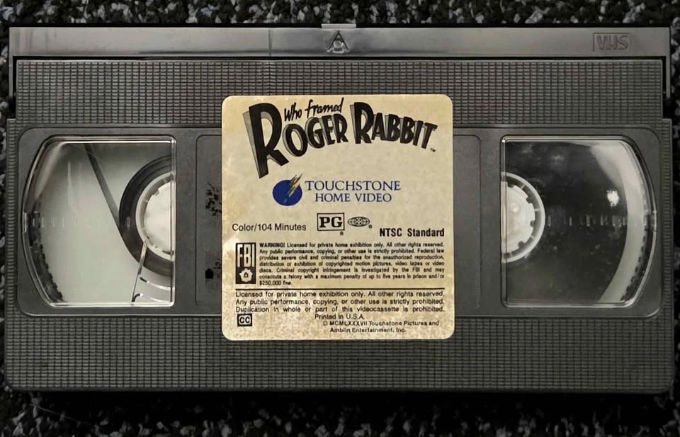 Roger Rabbit VHS - photo 3