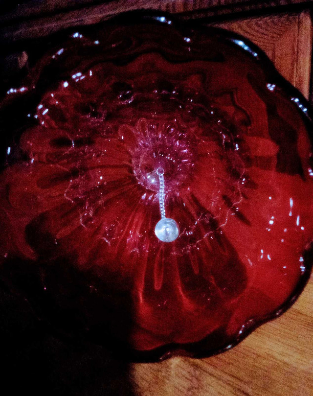 Heritage Cranberry Glass Bell - photo 4