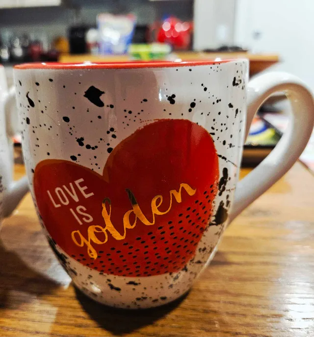 Halmark Love is Golden Mugs, by Jill Scott thumbnail
