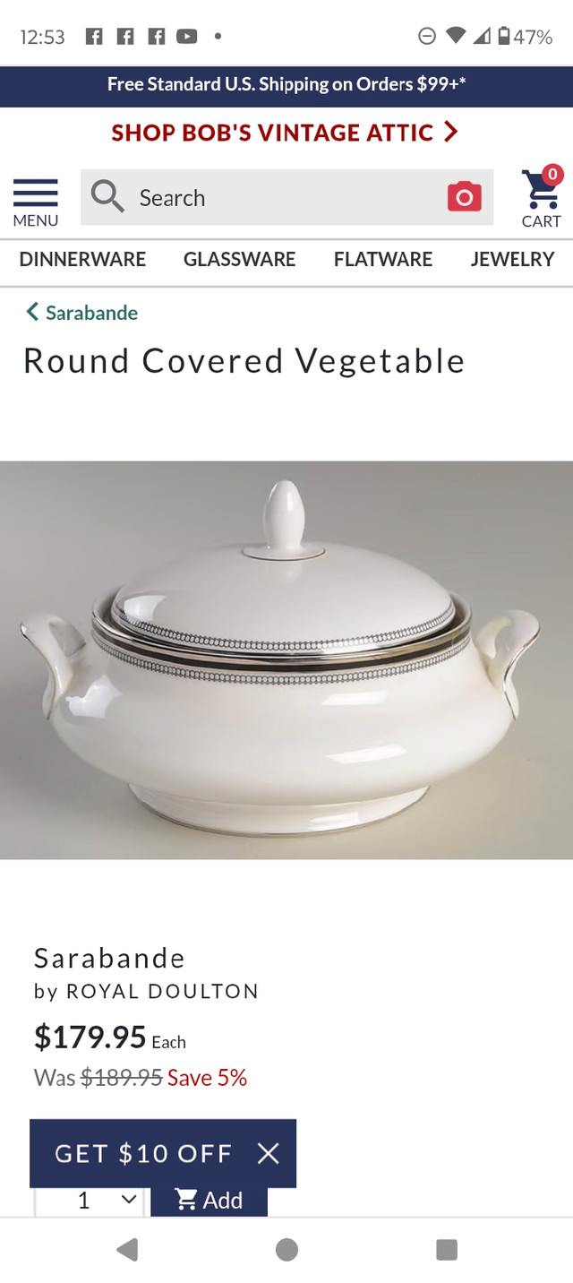 Royal Doulton Sarabande Dish