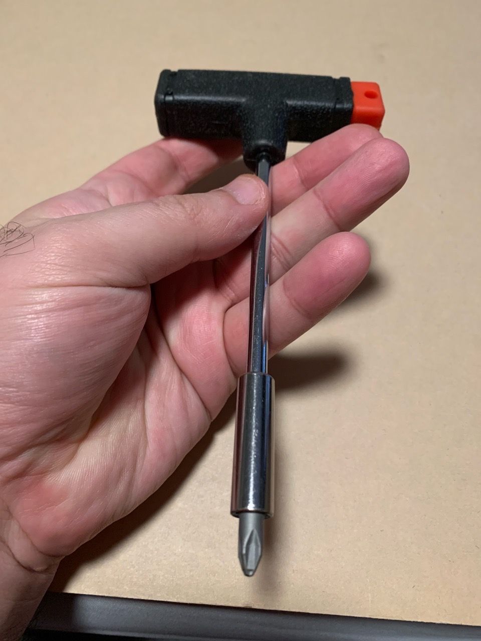 T-Handle Screwdriver with Bit Set - photo 2