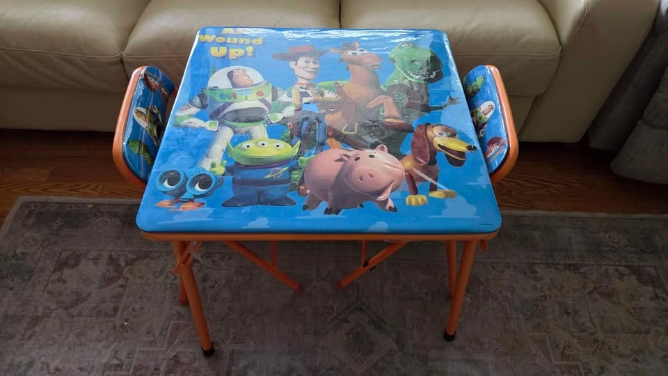 Disney Pixar Toy Story Kids Table & 2 Chairs - photo 2