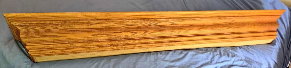 6' Solid Oak Fireplace Mantel / Mantle Shelf – 72" × 8"