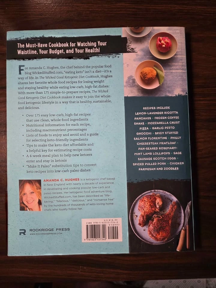 Wicked Good Ketogenic Diet Cookbook – NEW Keto Cookbook – $5 OBO - photo 2
