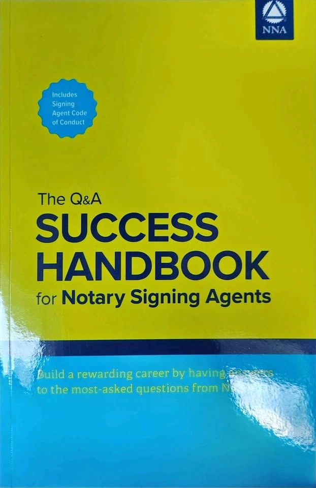 The Q&A Success Handbook for Notary Signing Agents - $12 OBO