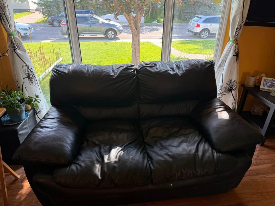 3pce Leather Sofa Set - photo 2
