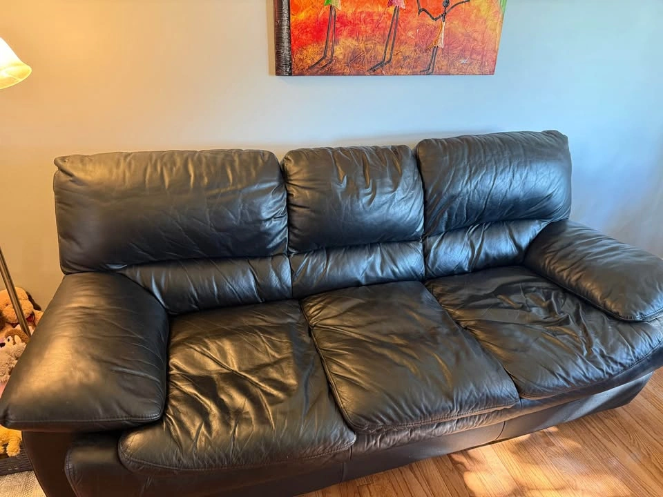 3pce Leather Sofa Set - photo 3